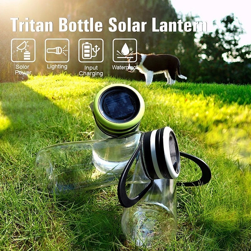 Outdoor Waterproof Solar Camping Lantern Solar Tritan Bottle