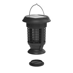 Rainproof Solar Garden Light with UV LED Mosquito Killer Tube Lamp