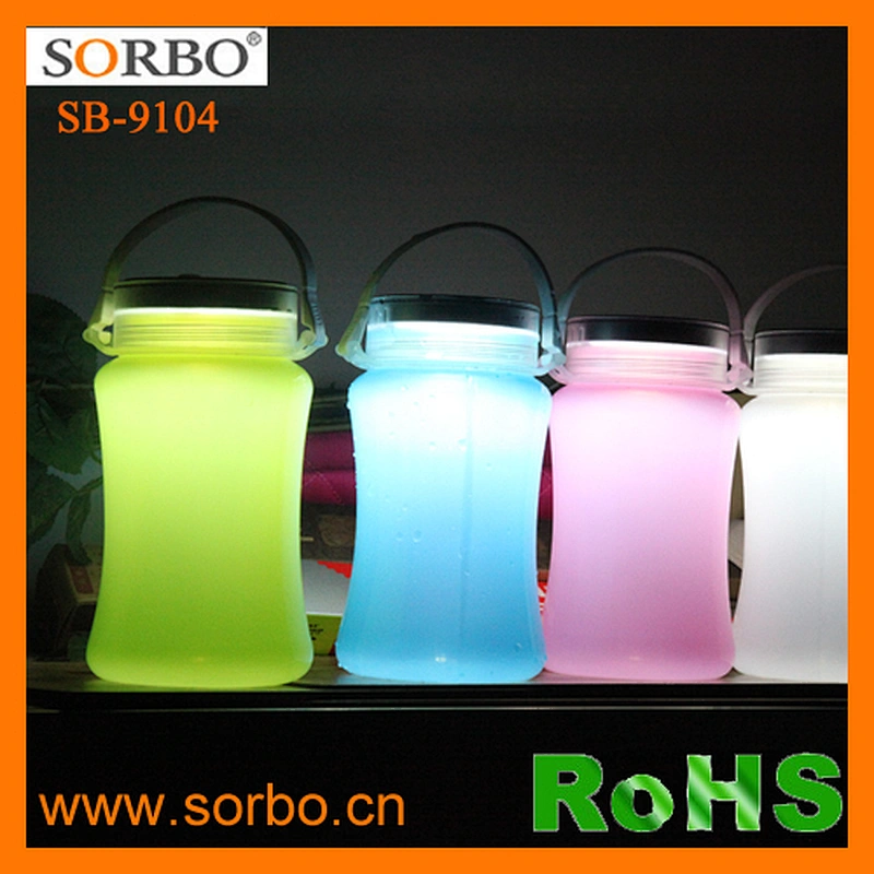 Wholesale Solar LED Mini Telescopic Glow Camping Lantern for Indoors Outdoors