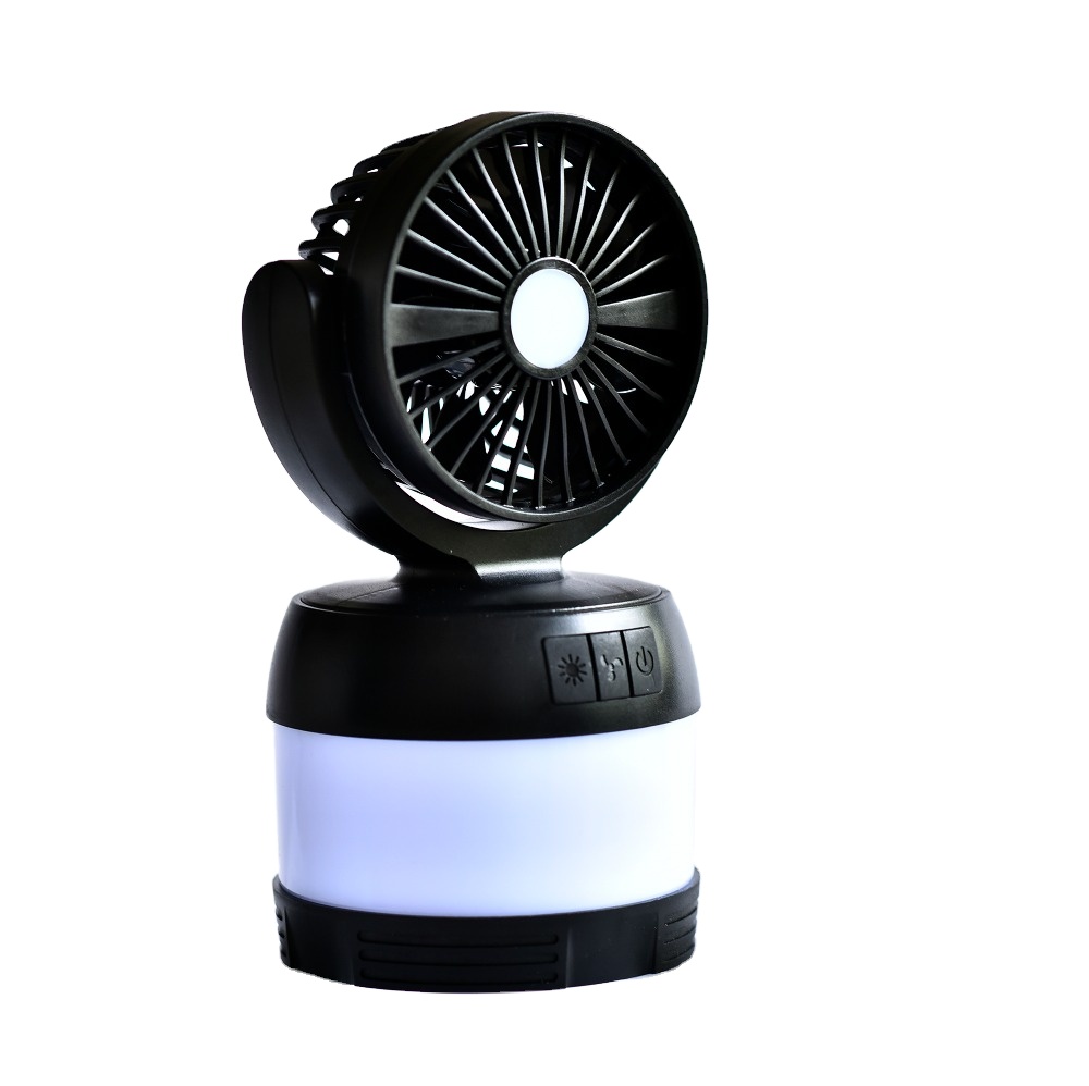 Portable USB Rechargeable Camping Lantern with Fan