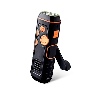 Portable Handheld USB Mini Fm Crank Radio Flashlight with USB