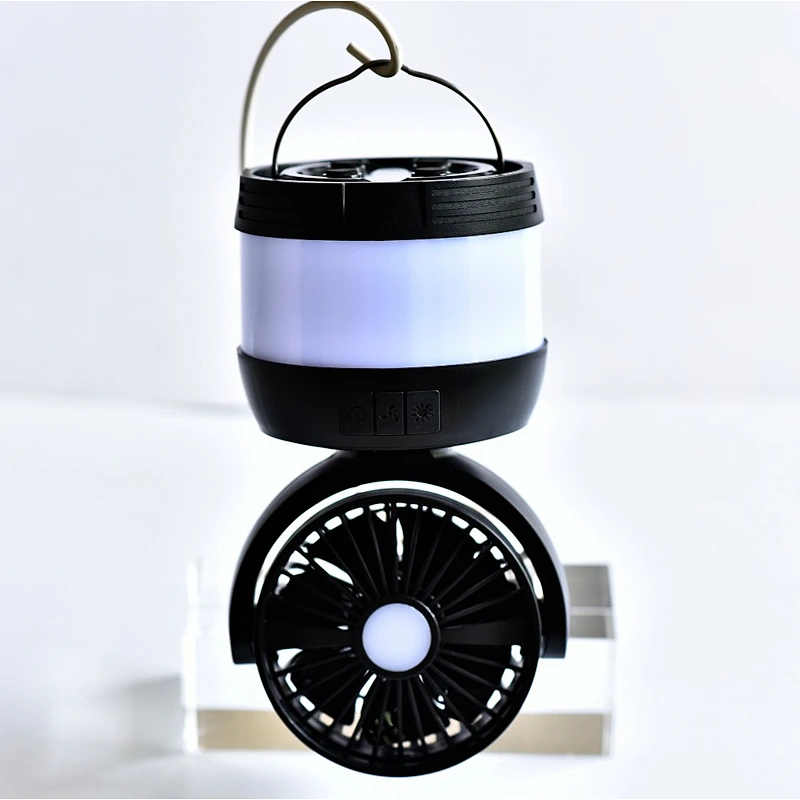 Portable USB Rechargeable Camping Lantern with Fan
