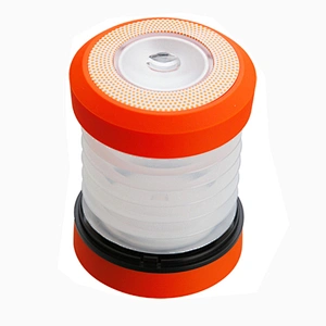 Emergency Collapsed LED Flashlight Solar Powered Camping Lantern Flashlight