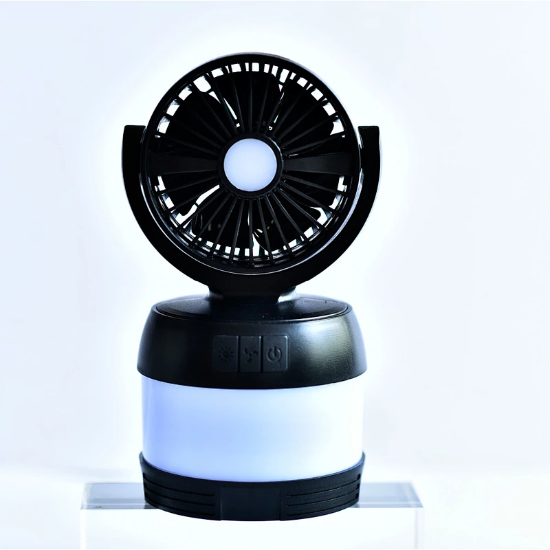 Portable USB Rechargeable Camping Lantern with Fan