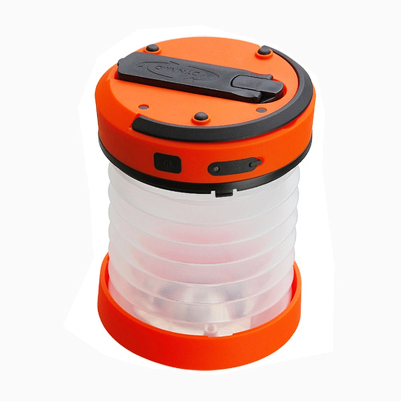 Emergency Collapsed LED Flashlight Solar Powered Camping Lantern Flashlight