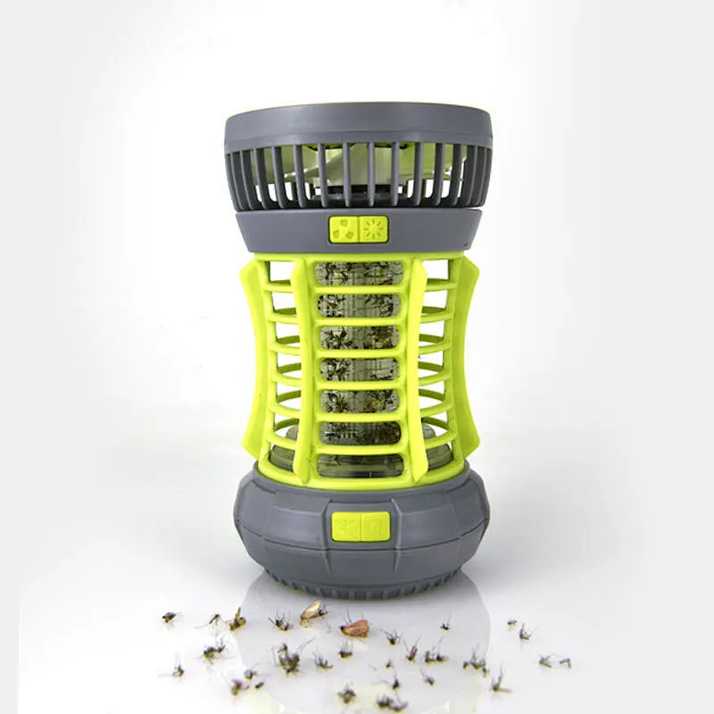New LED Lantern with Mosquito Killer and Camping Fan Lamp