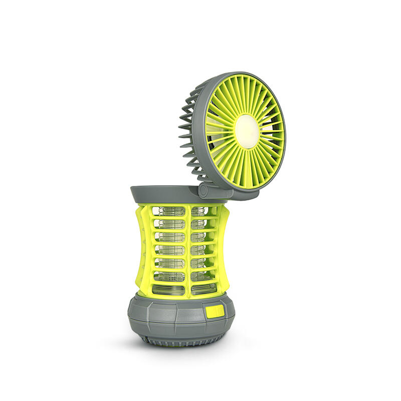 New LED Lantern with Mosquito Killer and Camping Fan Lamp