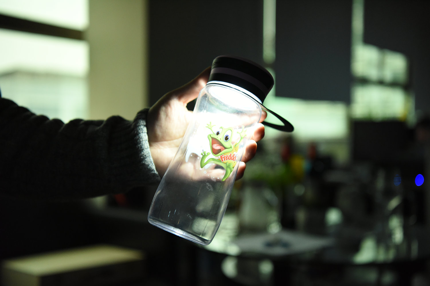 solar water bottle light