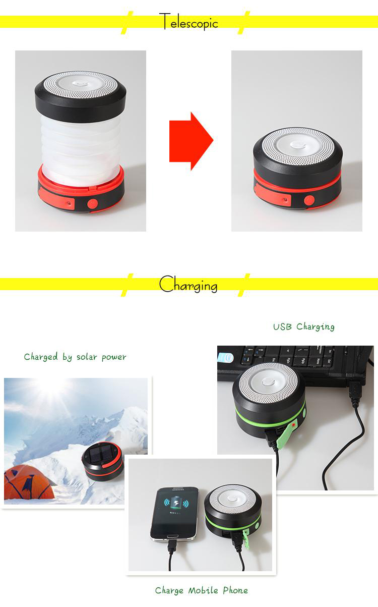solar led lantern with mobile charger