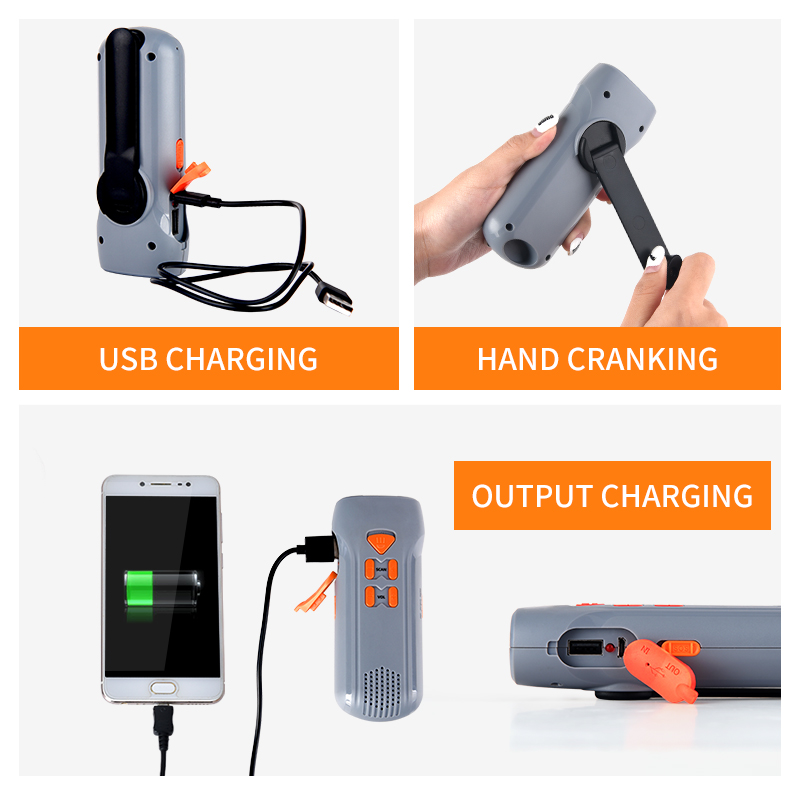 crank radio charger