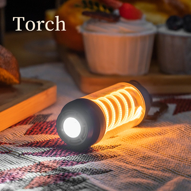 New  Waterproof Portable Edison Light Stick Plastic  with Type C Rechargeable