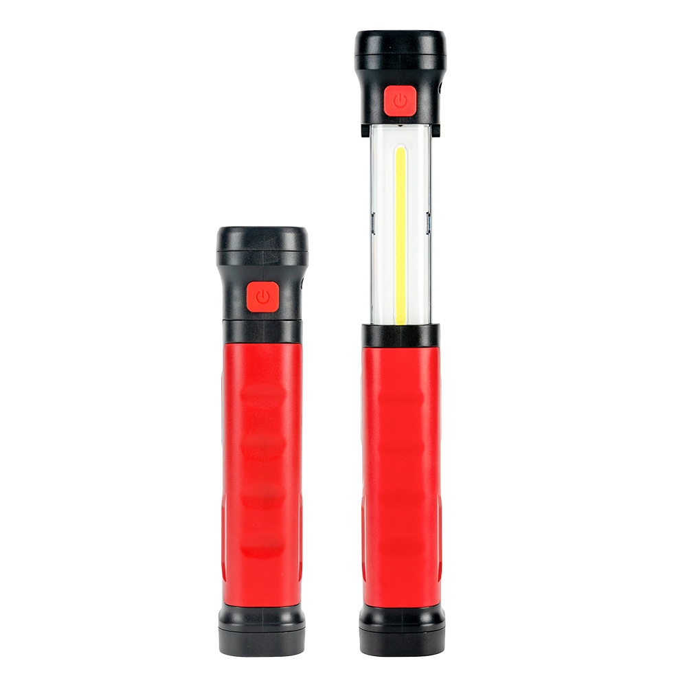 Portable  Outdoor Camping  Usb Rechargeable Cob Led Work  Light Lamp Flashlight Super Bright With Magnet