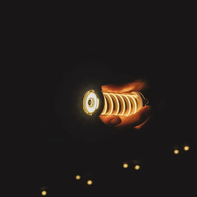 Waterproof Portable Outdoor Retro Camp Light   Camping Lantern Rechargeable Led Camping Lamp with Power Bank