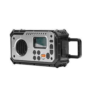 Emergency New Design Crank  Fm Solar Power Bank DAB Radio LED Flashlight