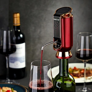 Portable Instant One Button Electric Aeration Aerator and Decanter Wine Pourers