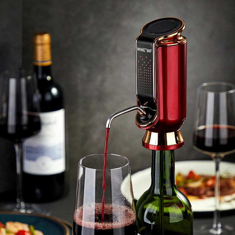 Portable Instant One Button Electric Aeration Aerator and Decanter Wine Pourers