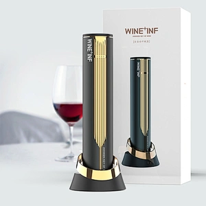 Rechargeable Custom Automatic Bottle Opener  Electric Wine Opener  Corkscrew Set Gift Box With Batteries