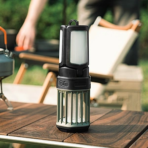 New Type-c Rechargeable Foldable LED Camping Lamp with Portable Electric Mosquito Killer Mosquito Repellent for Outdoor