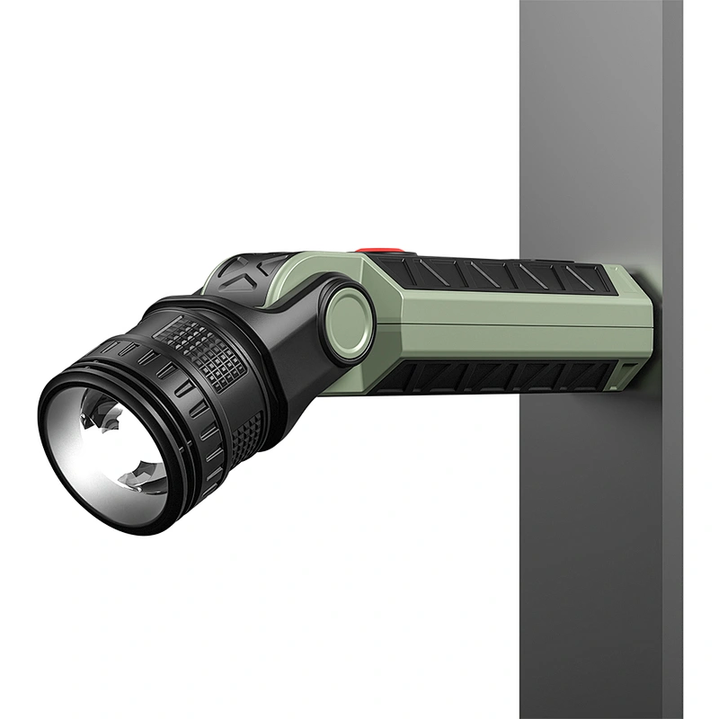 Rechargeable LED Flashlight 1000Lm Emergency Work Light with Magnetic Base