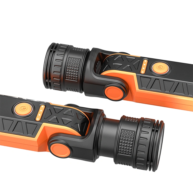 Rechargeable LED Flashlight 1000Lm Emergency Work Light with Magnetic Base