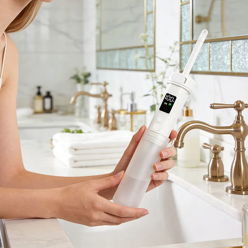 210ml Portable Bidet Electric Travel Bidet Digital Display USB-C Rechargeable IPX7 Waterproof Handheld Peri Bottle Sprayer