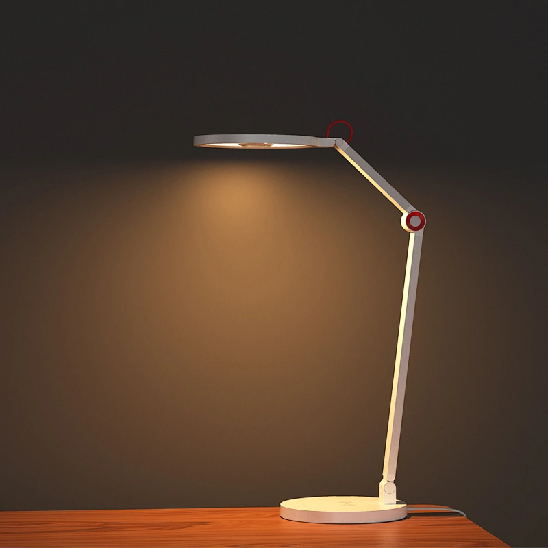 Wireless charging equipment five-level dimming portable metal table led down folded led light
