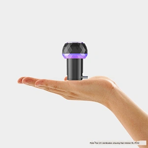 Ultraviolet ray sterilization compact and portable uv light hair electric shavers