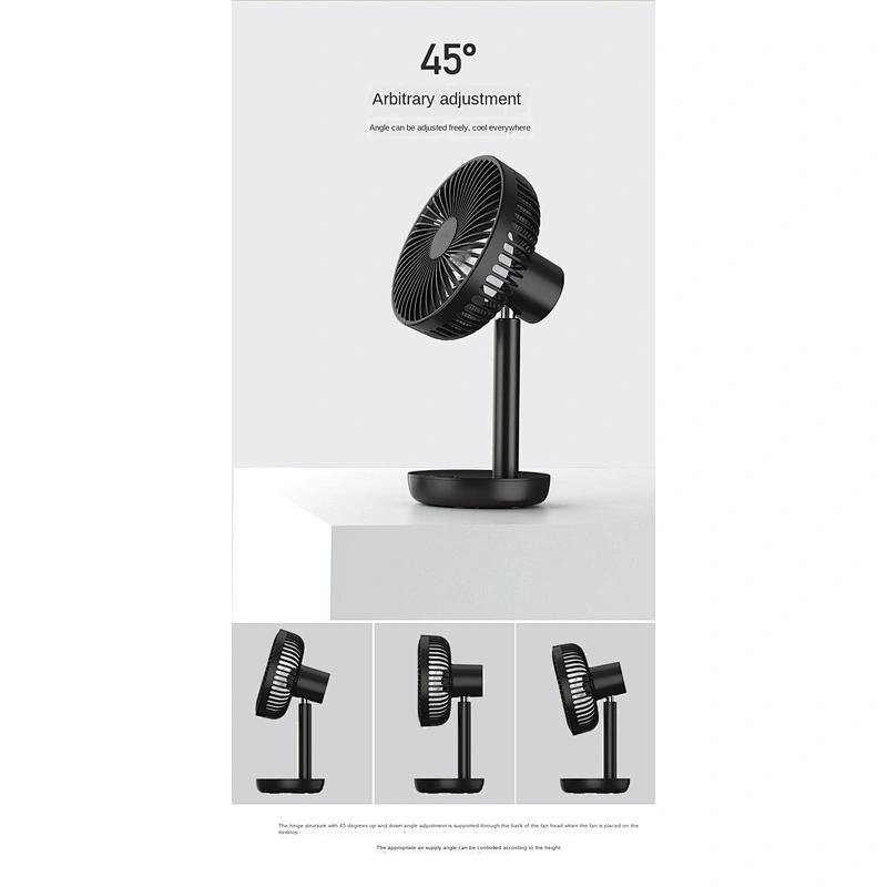 Newest design top quality 7 inch desktop shaking head high quality fast delivery mini electronic portable fan usb