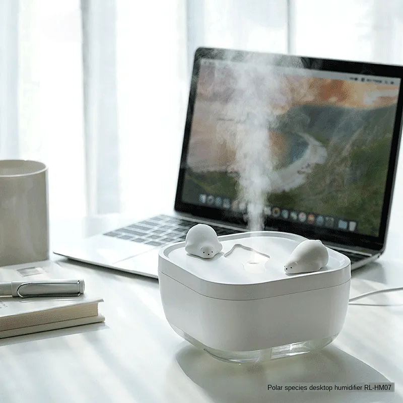 Cute pet button usb output port 700ml capacity room diffuser air humidifier