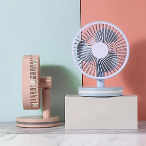 Ninety degree rotation adjustment silent air supply personal portable electric fan pink usb mini