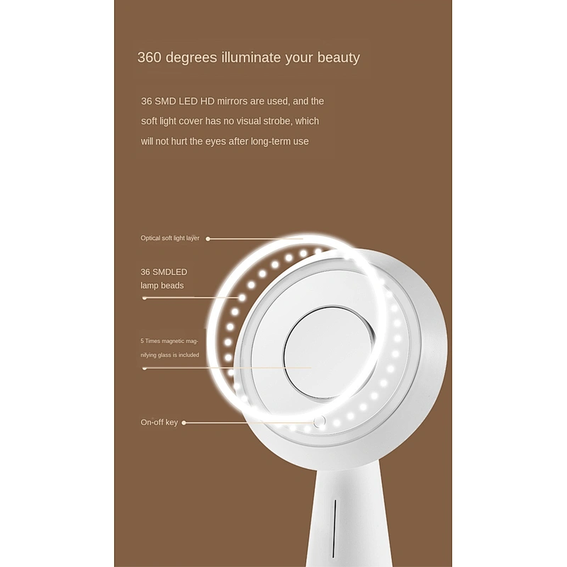 The fine quality 90-degree head angle adjustment using 36 smd makeup mirror leds light table
