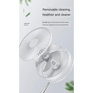 Portable remote control can accommodate usb desktop floor fan