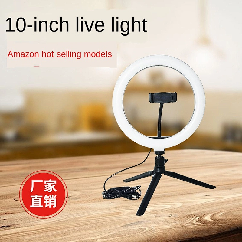Mini 19cm 3000-6500K color temperature tripod led circle portable ring light led
