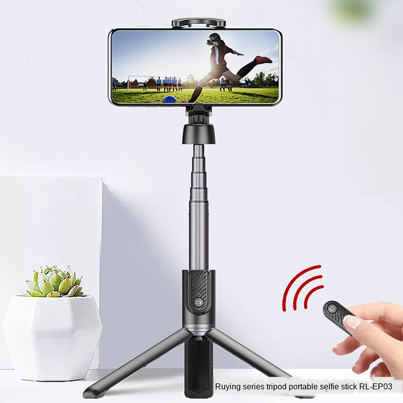 Exquisite and compact appearance auto smart shooting selfie stick selfie bluetooth tripod for smartphone