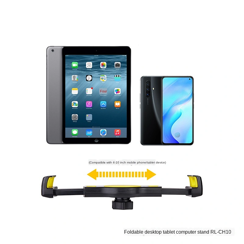 Multiple parts can adjust the angle compatible with 4-10 inch devices foldable tablet stand desktop phone holder