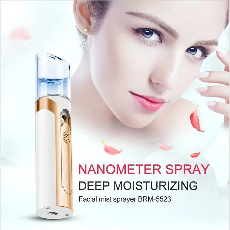 Portable Soft Comfortable Usb Humidifier Rechargeable Facial Nano Mist Sprayer