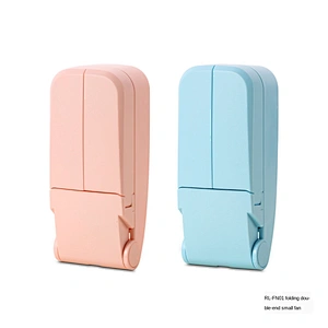 Promotional various durable using folding fan blade-small size hand electric portable usb mini fan