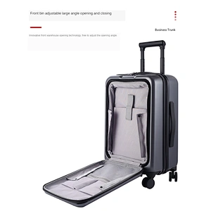 Front opening business design cardan wheel Boarding travel bags luggage