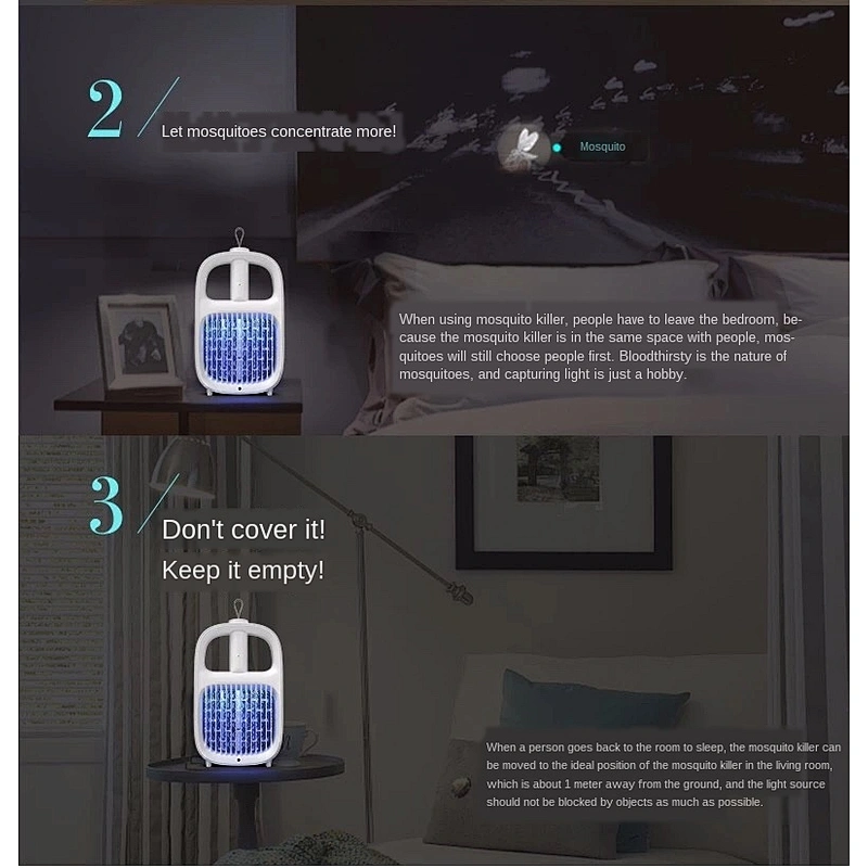 Mosquito killer and mosquito swatter function completely independent property rights electric mosquito catcher machine