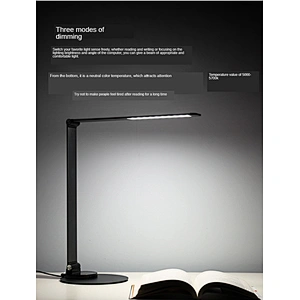 six-speed dimming three color temperature modes metal folding led light