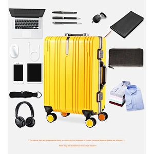 High compression PC shell three-fold aluminum alloy rod aluminum luggage traveling boarding carry