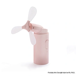 Hot sale best quality small size foldable pockets mini bladeless hand held mini rechargeable fan portable fan