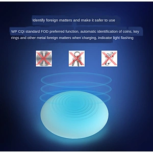 Fashionable appearance qi certification 10W wireless fast charging led jellyfish night lights
