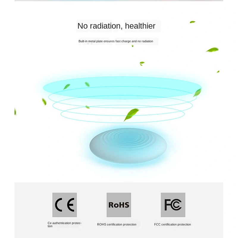 Fashionable appearance qi certification 10W wireless fast charging led jellyfish night lights