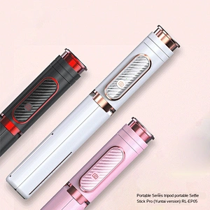One-piece design separate bluetooth remote control 360-degree rotating mobile phone holder flexible selfie stick tripod