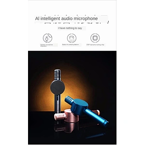 Integrated speaker and microphone multi-scene use wireless professional microphone