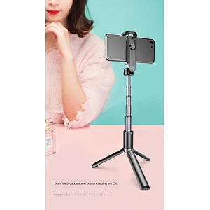 Exquisite and compact appearance auto smart shooting selfie stick selfie bluetooth tripod for smartphone