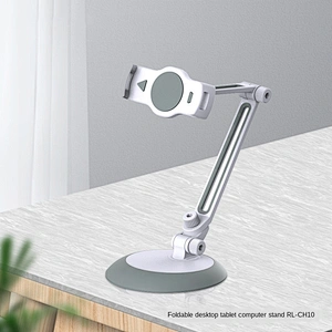 Multiple parts can adjust the angle compatible with 4-10 inch devices foldable tablet stand desktop phone holder