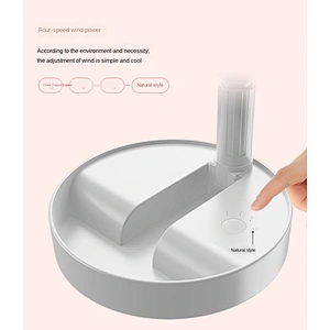 Economical Custom Design integrated charging folding storage floor usb desktop fan cooler