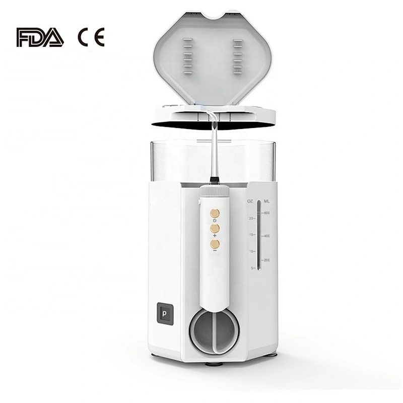 New Design  600ml Large  Water Tank Led Display Teeth Cleaner Tooth Flush Oral Irrigator Water Flosser